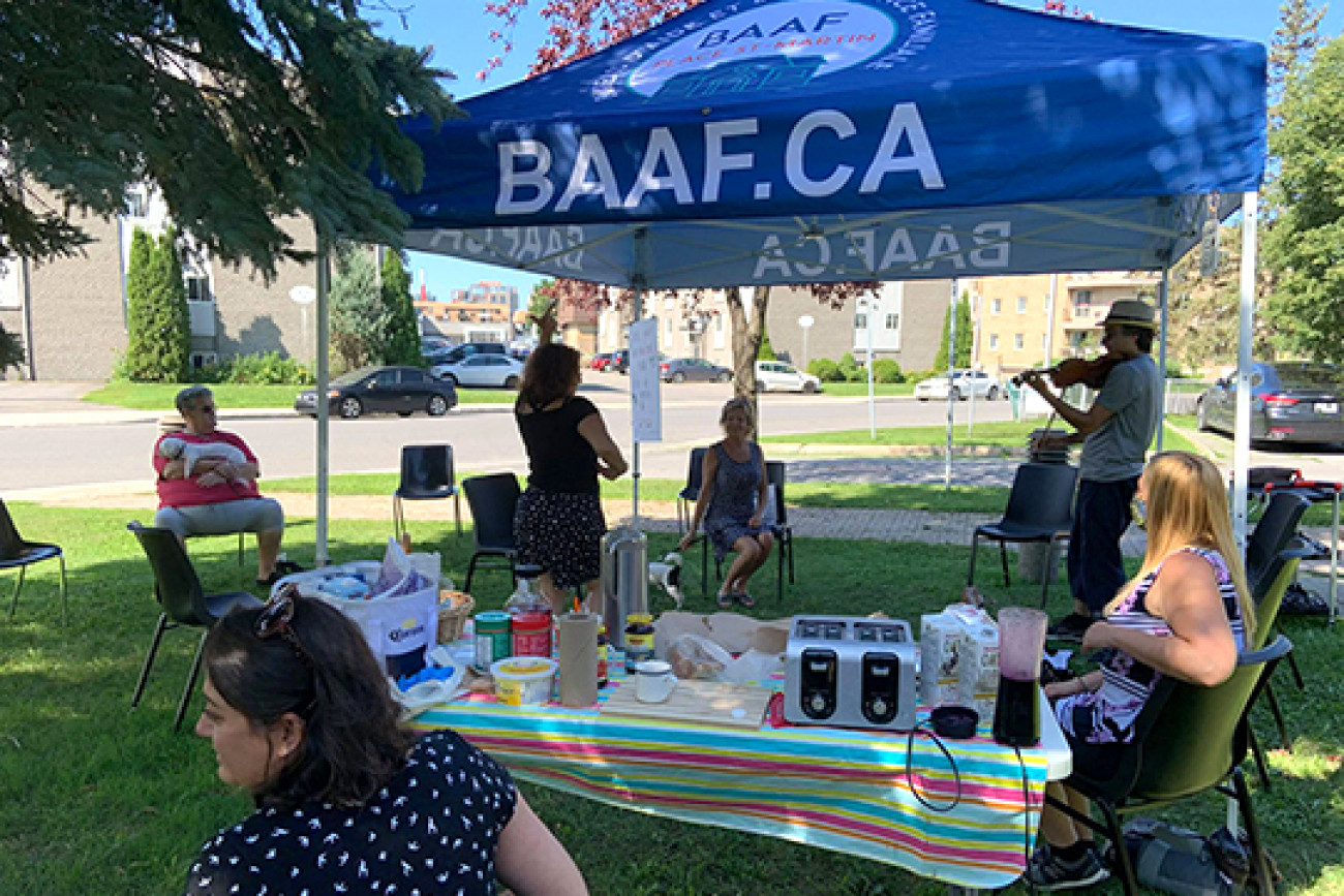 BAAF - Viens jaser dans ma cour